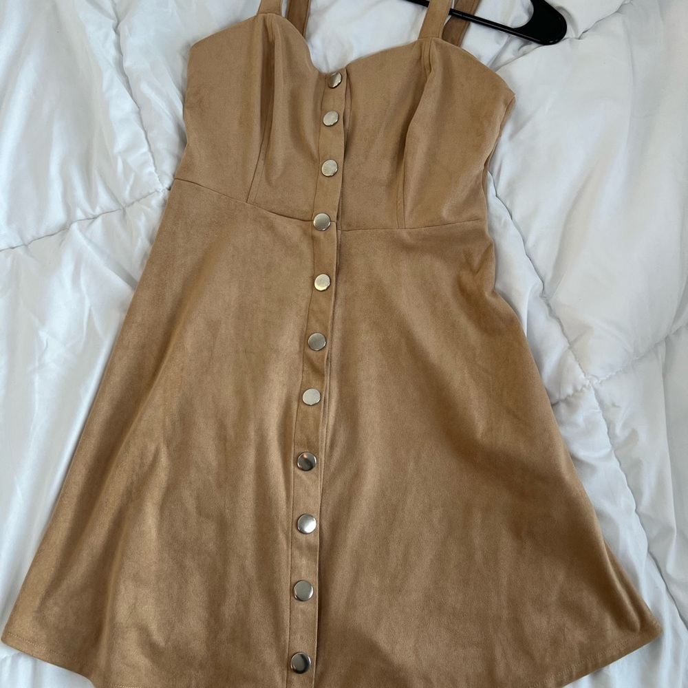 Forever 21 Tan Sweetheart Sundress